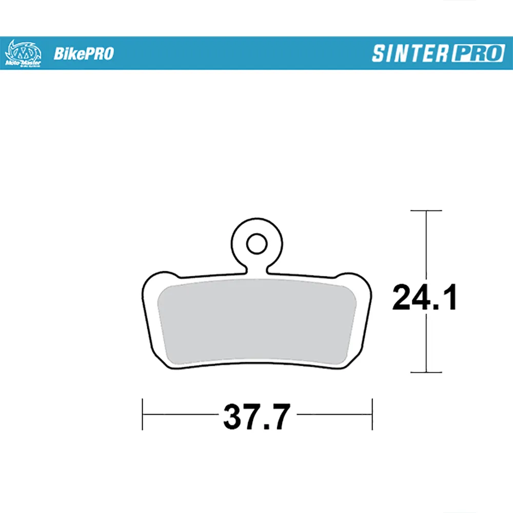 Moto-master 730846 Sram 4-piston Sintradbromsbelägg, Grey, One Size Moto-master 730846 Sram 4-piston Sintradbromsbelägg, Grey, One Size