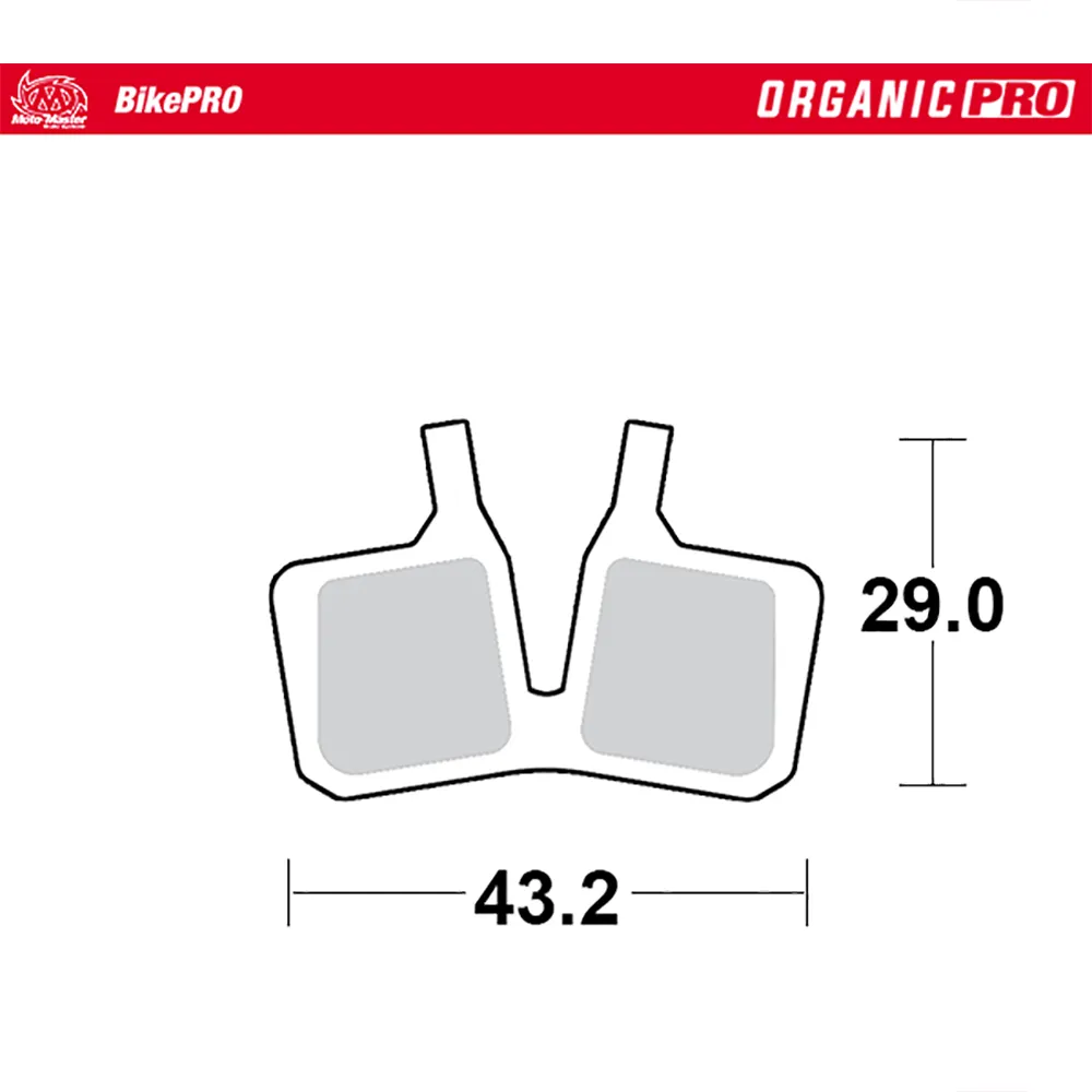 Moto-master 732133 Magura Mt5 Organiska Skivbromsbelägg, Grey, One Size