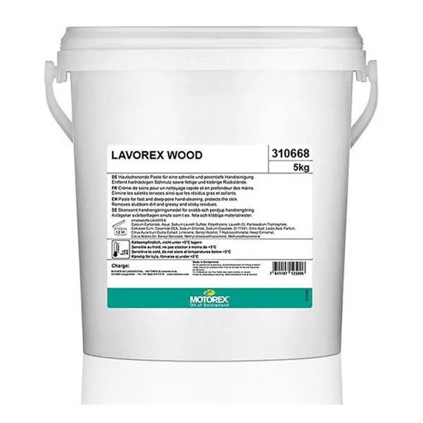 Motorex Lavorex Wood Handtvål 5kg, White, One Size Motorex Lavorex Wood Handtvål 5kg, White, One Size