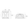 Mountain Hardwear Aspect 3p Tält, Grey ice, 3 Platser