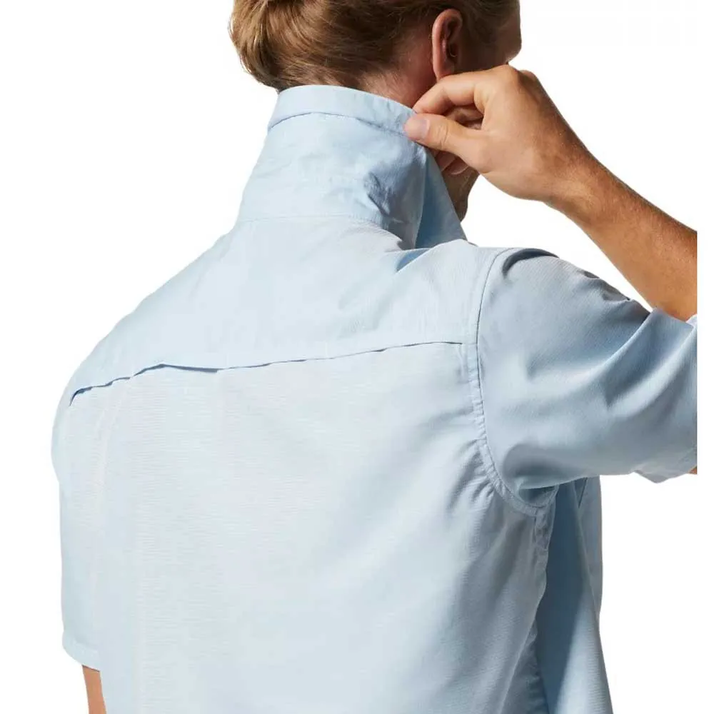 Mountain Hardwear Canyon Kortärmad Skjorta, Blue chambray