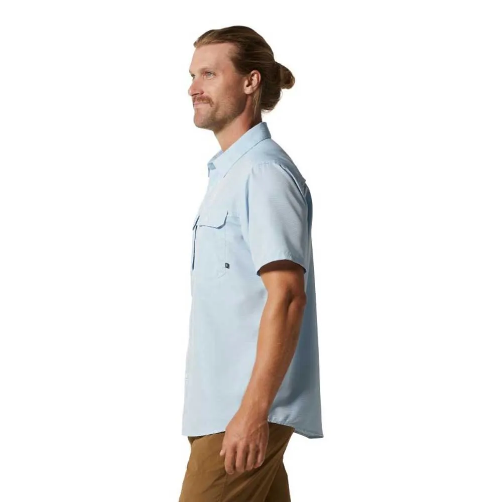 Mountain Hardwear Canyon Kortärmad Skjorta, Blue chambray