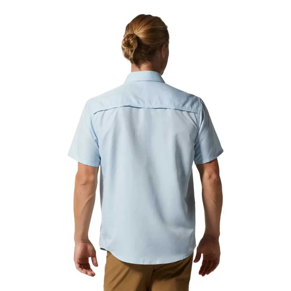 Mountain Hardwear Canyon Kortärmad Skjorta, Blue chambray