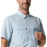 Mountain Hardwear Canyon Kortärmad Skjorta, Blue chambray