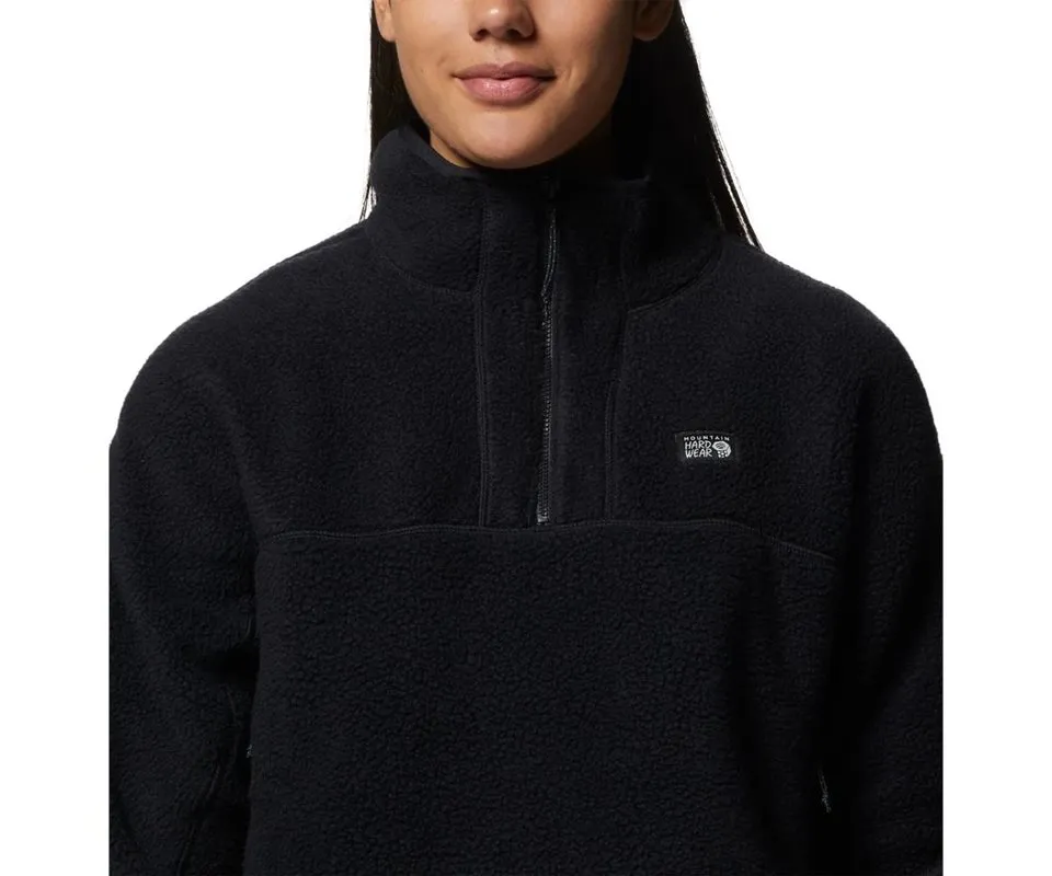 Mountain Hardwear Hicamp Fleece Pullover Women, Black Mountain Hardwear Hicamp Fleece Pullover Women, Black