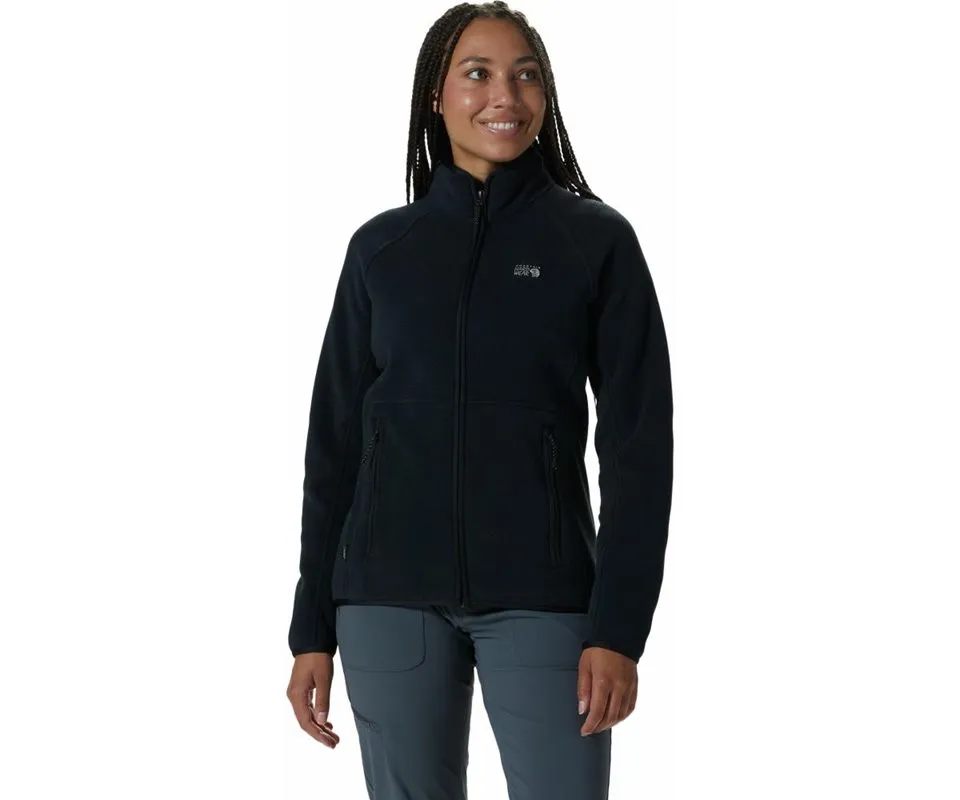 Mountain Hardwear Polartec Double Brushed Full-Zip JacketWomen, Black Mountain Hardwear Polartec Double Brushed Full-Zip JacketWomen, Black
