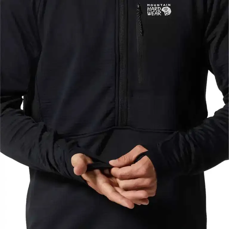 Mountain Hardwear Polartec® Power Grid™ Jacka, Black