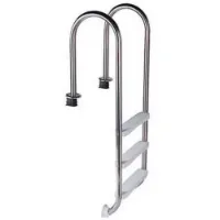 Mountfield Azuro Smal 3-stegs Plaststege För Ovanmarkspooler 110 Cm unisex