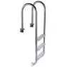 Mountfield Azuro Smal 3-stegs Plaststege För Ovanmarkspooler 110 Cm unisex, Stainless steel, One Size