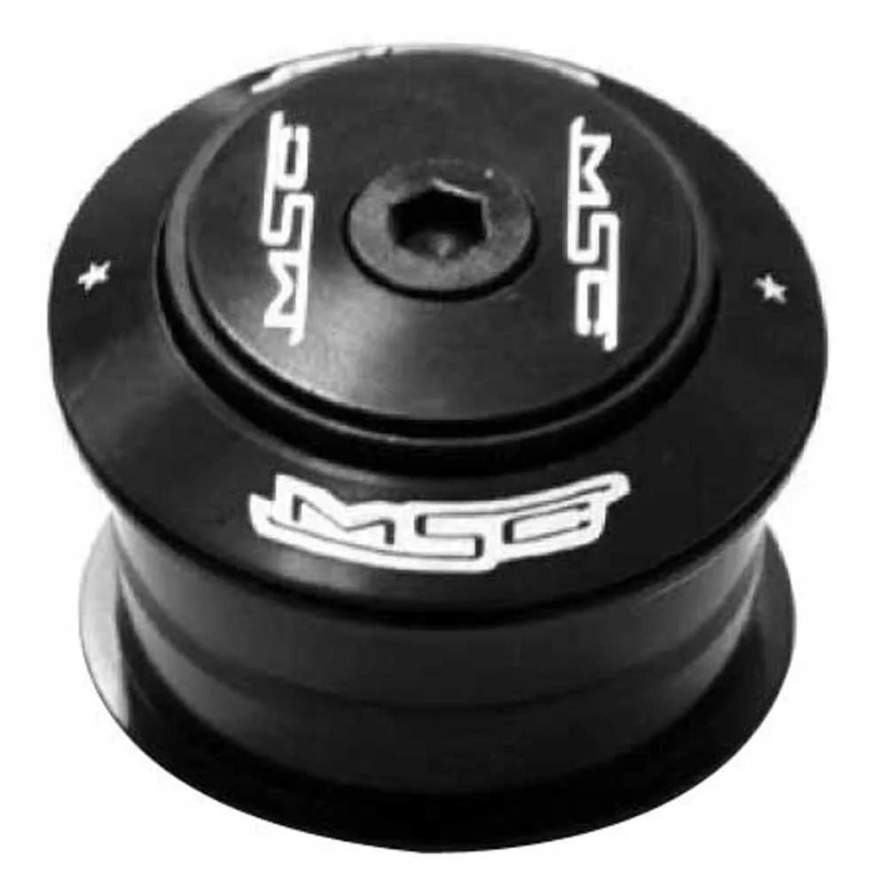 MSC BIKES 1 1/8´´ Cnc Semi-integrerat Headset, Black, One Size