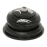 MSC BIKES 1.5´´ Semi-integrerat Headset, Black, 1 1/8" / 39.8-55