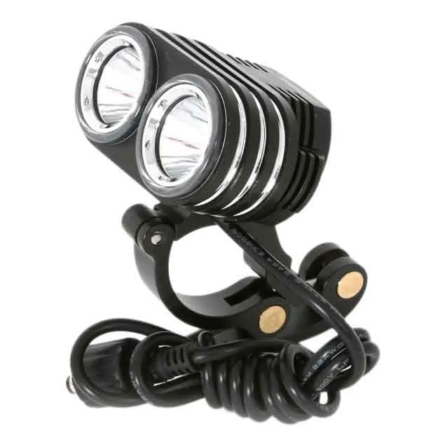 MSC BIKES 2000 Double Framlampa, Black, 2000 Lumens