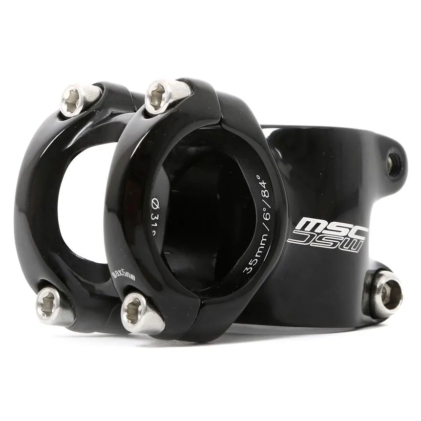 MSC BIKES 31.8 Mm Cykelstyrstam, Black, 35mm, 6º MSC BIKES 31.8 Mm Cykelstyrstam, Black, 35mm, 6º