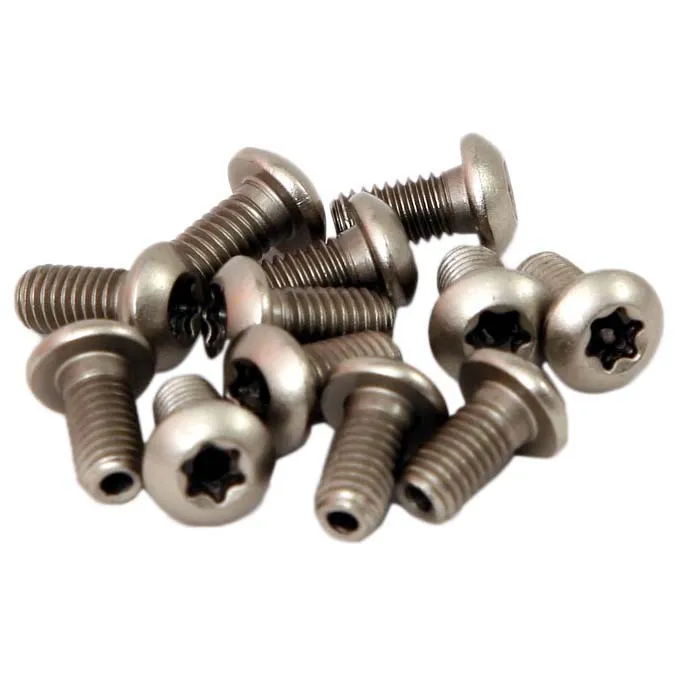 MSC BIKES Allen Steel Hollow Skivbromsskruvar 12enhet, Silver, M5 X 10mm
