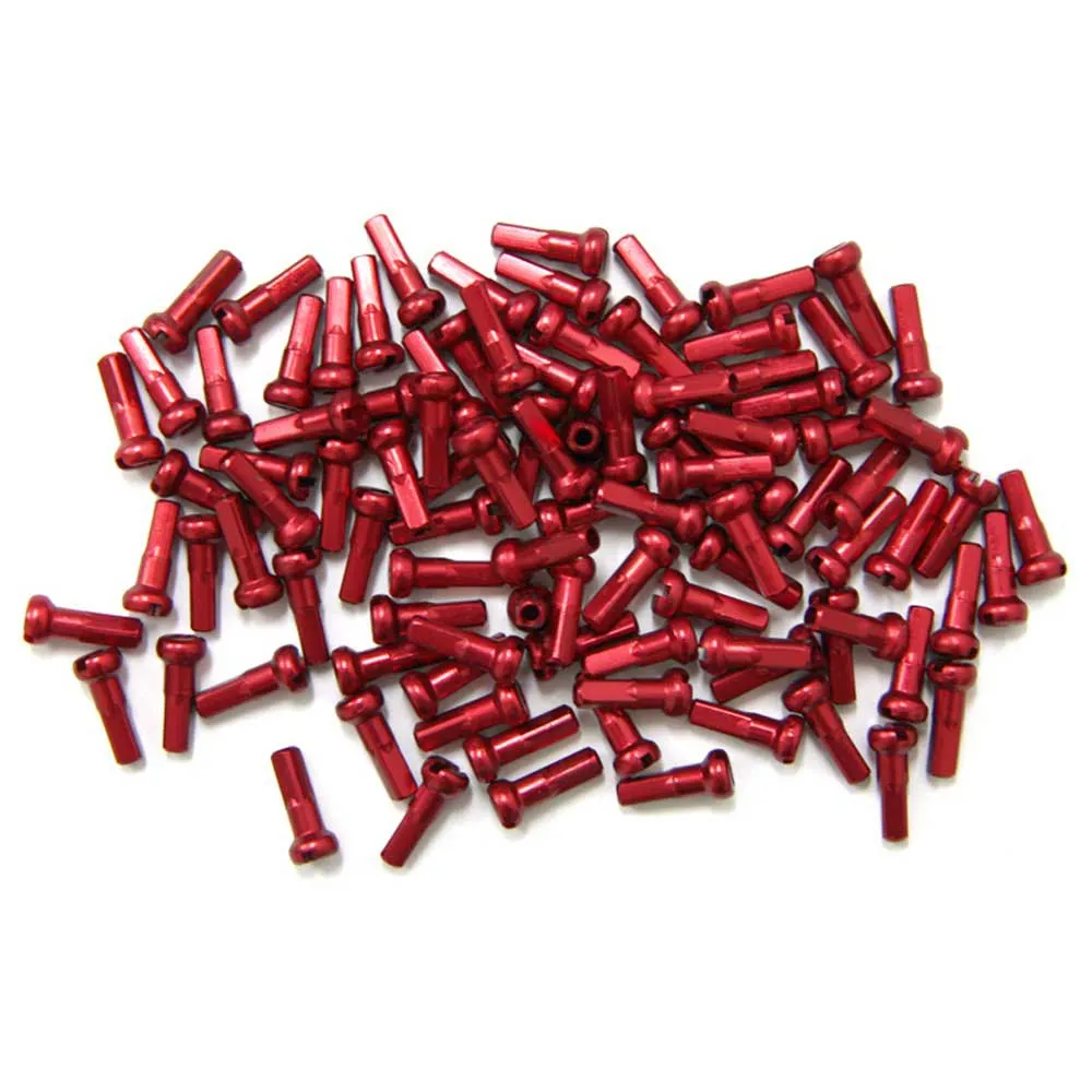 MSC BIKES Alu7075t6 Nipplar 100 Enheter, Red, 2.0 x 12mm MSC BIKES Alu7075t6 Nipplar 100 Enheter, Red, 2.0 x 12mm