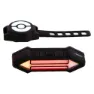 MSC BIKES Cob Led 900mah Usb Bakljus, Black, 20 Lumens
