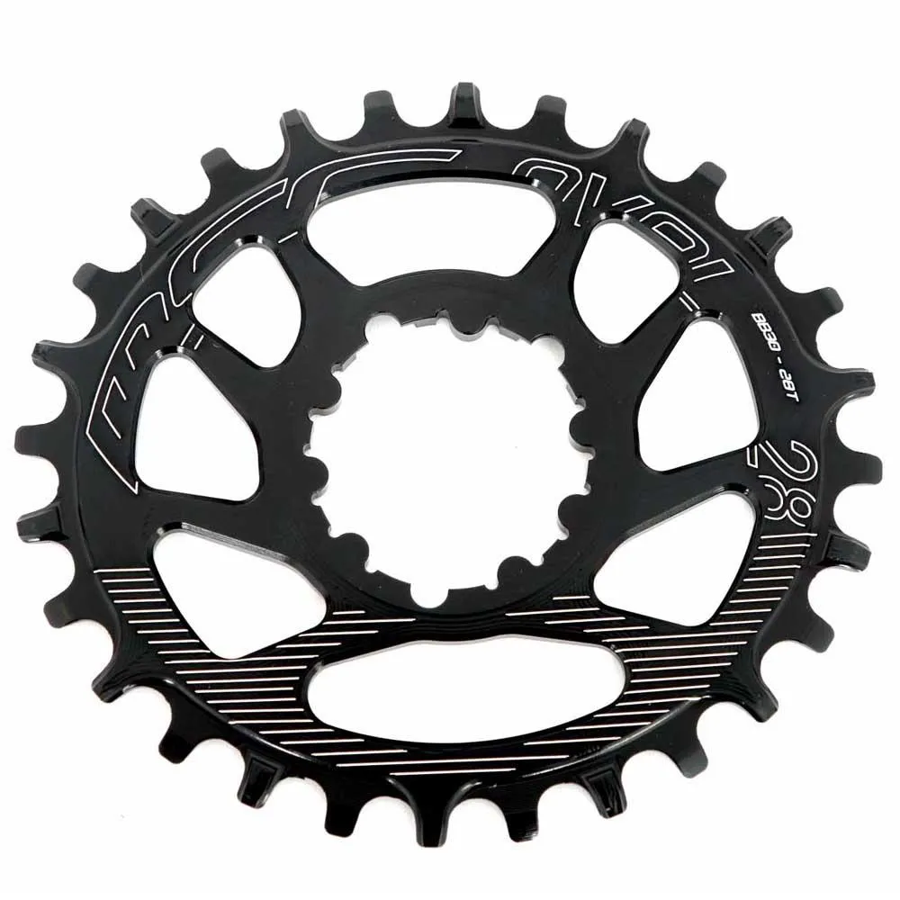 MSC BIKES Direct Mount Sram Bb30 Oval Kedjehjul, Black, 28t