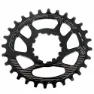 MSC BIKES Direct Mount Sram Bb30 Oval Kedjehjul, Black, 28t