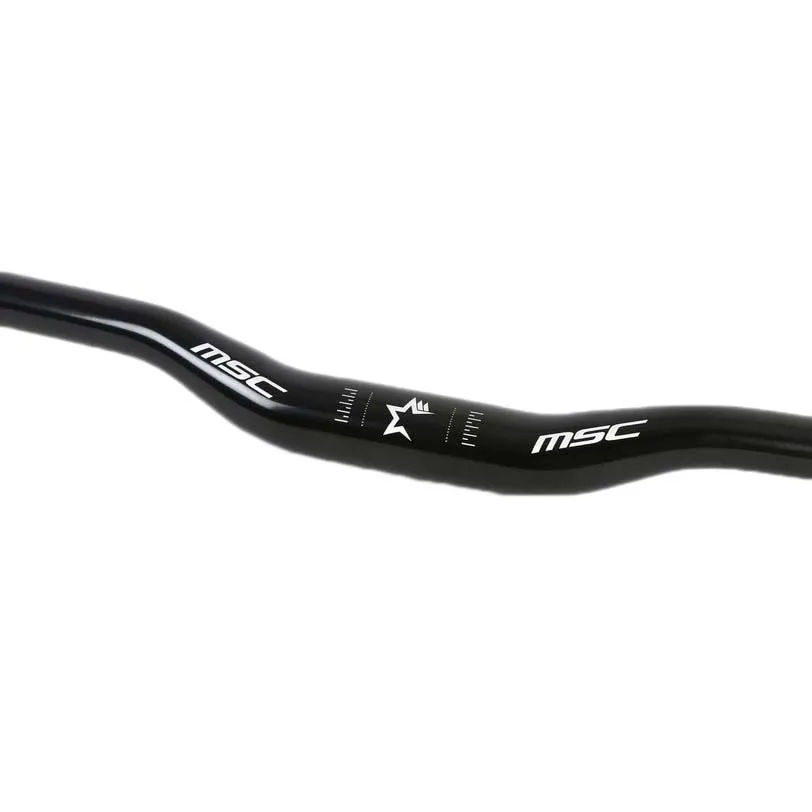 MSC BIKES Double Alu Styre, Black, 31.8mm, 770mm