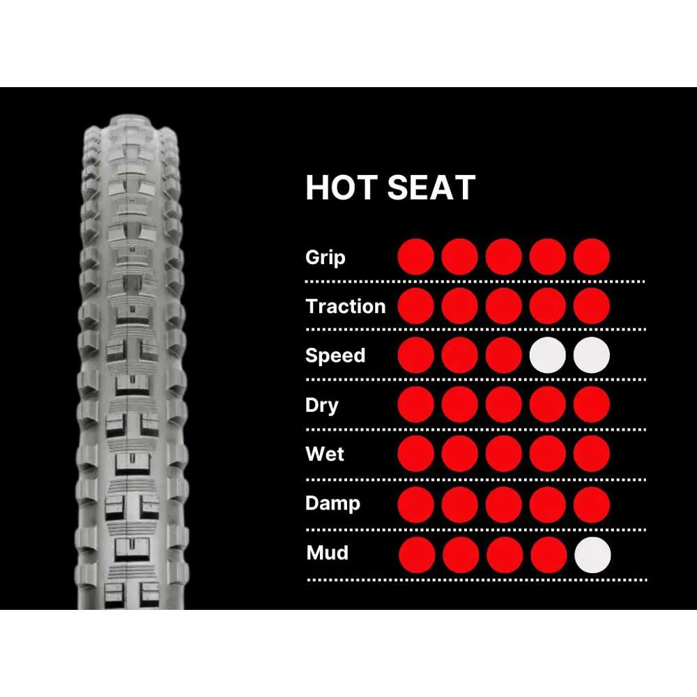 MSC BIKES Hot Seat 2c Dh Xtrem Shield 60tpi Tubeless 29´´ X 2.50 Mtb-däck, Black, 29" x 2.50 MSC BIKES Hot Seat 2c Dh Xtrem Shield 60tpi Tubeless 29´´ X 2.50 Mtb-däck, Black, 29" x 2.50