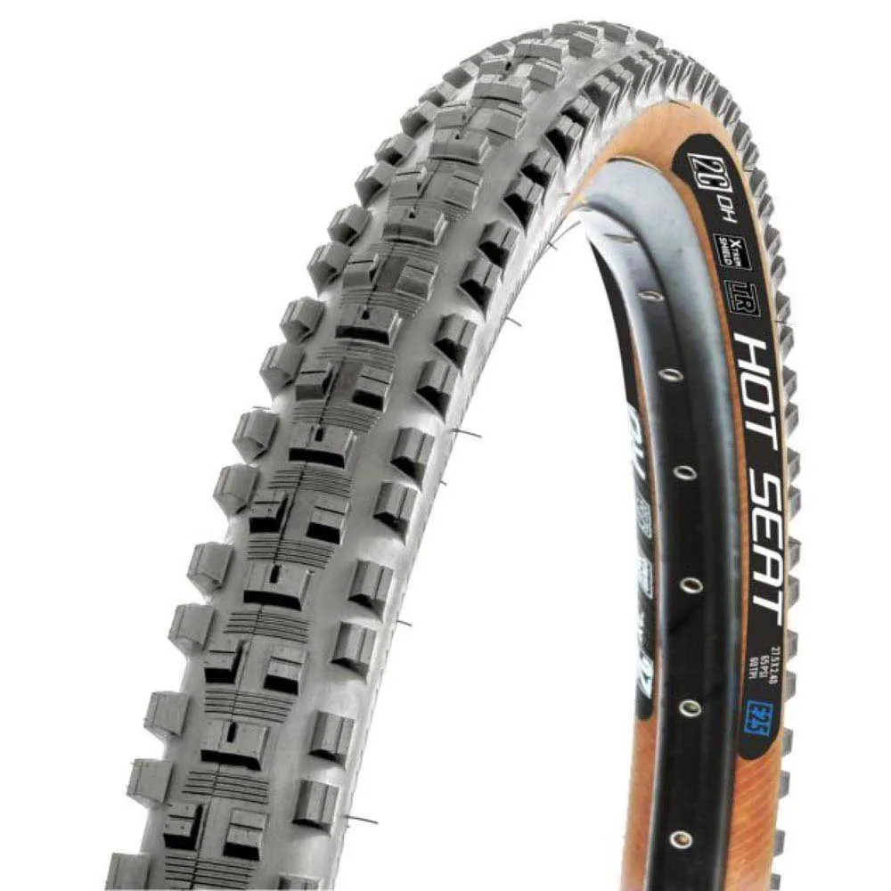 MSC BIKES Hot Seat 2c Xtrem Shield Tubeless 27.5´´ X 2.40 Styv Mtb-däck, Black / brown, 27.5" x 2.40 MSC BIKES Hot Seat 2c Xtrem Shield Tubeless 27.5´´ X 2.40 Styv Mtb-däck, Black / brown, 27.5" x 2.40