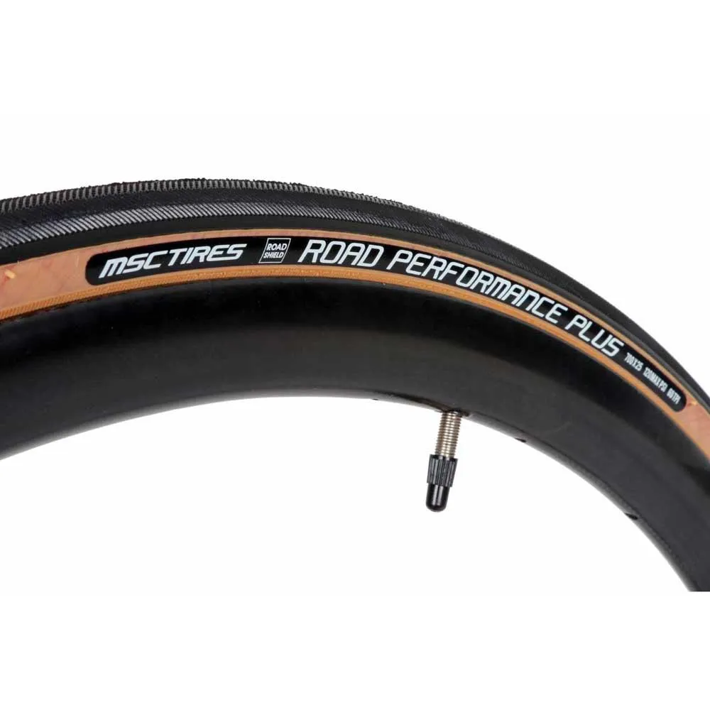 MSC BIKES Performance Plus Road Shield Br 700c X 25 Landsvägsdäck, Black, 700C x 25