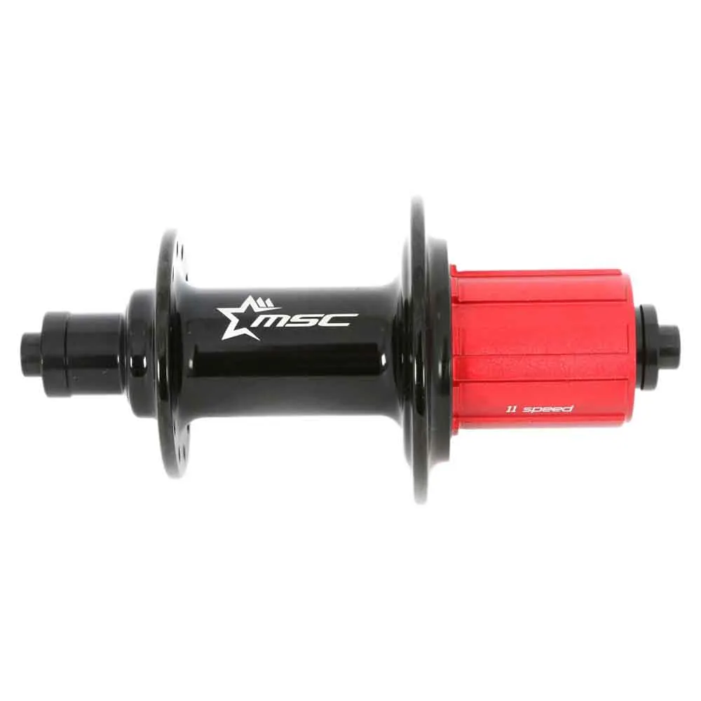MSC BIKES Qr Baknav, Black / red, 24H, 10 x 130mm MSC BIKES Qr Baknav, Black / red, 24H, 10 x 130mm