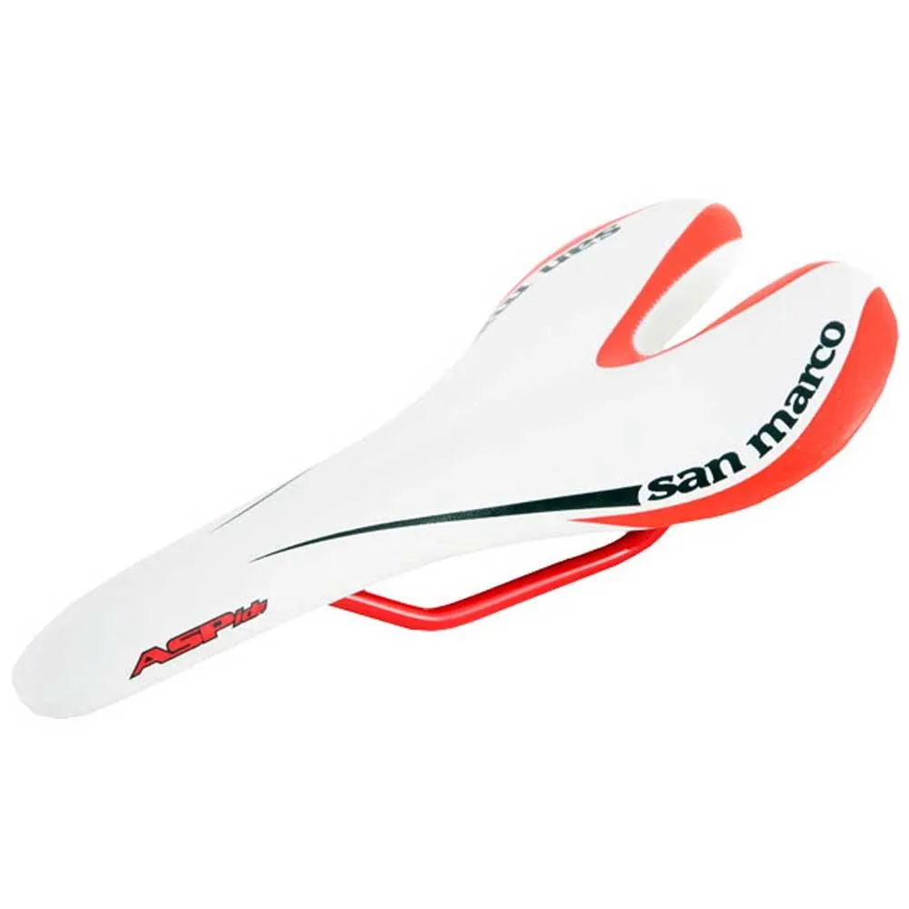 MSC BIKES San Marco Aspide Cykelsadel, White, One Size