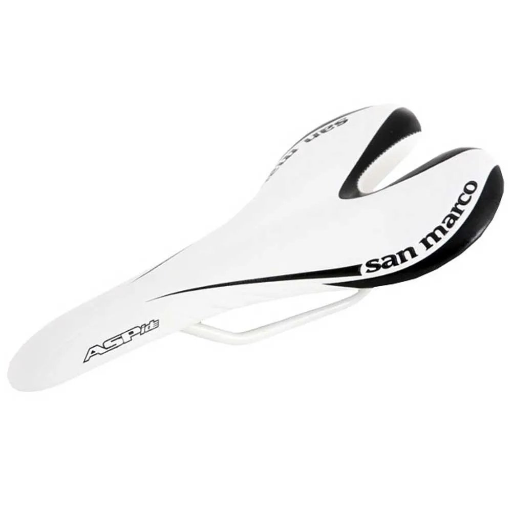 MSC BIKES San Marco Aspide Microfeel Cykelsadel, White, One Size MSC BIKES San Marco Aspide Microfeel Cykelsadel, White, One Size