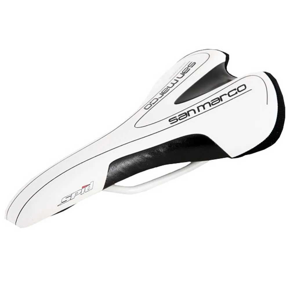 MSC BIKES San Marco Spid Aramidic Lining Cykelsadel, White / black, One Size