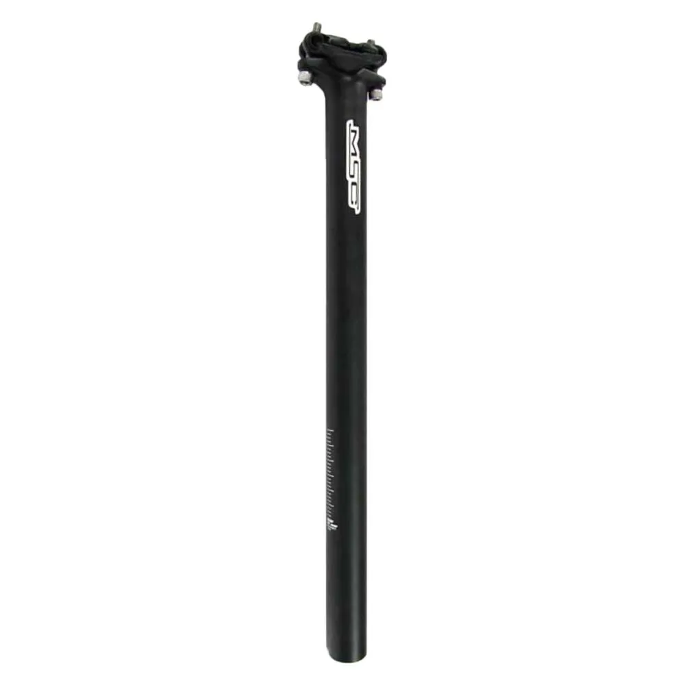 MSC BIKES Straight Sadelstolpe, Black, 350mm, 31.4mm