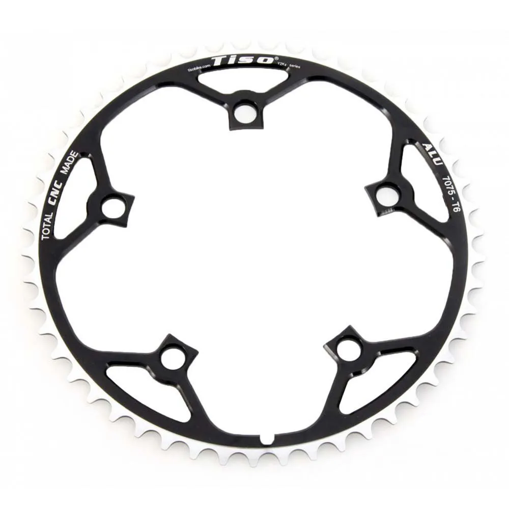 MSC BIKES Tiso Campagnolo 130 Bcd Kedjehjul, Black / white, 50t MSC BIKES Tiso Campagnolo 130 Bcd Kedjehjul, Black / white, 50t