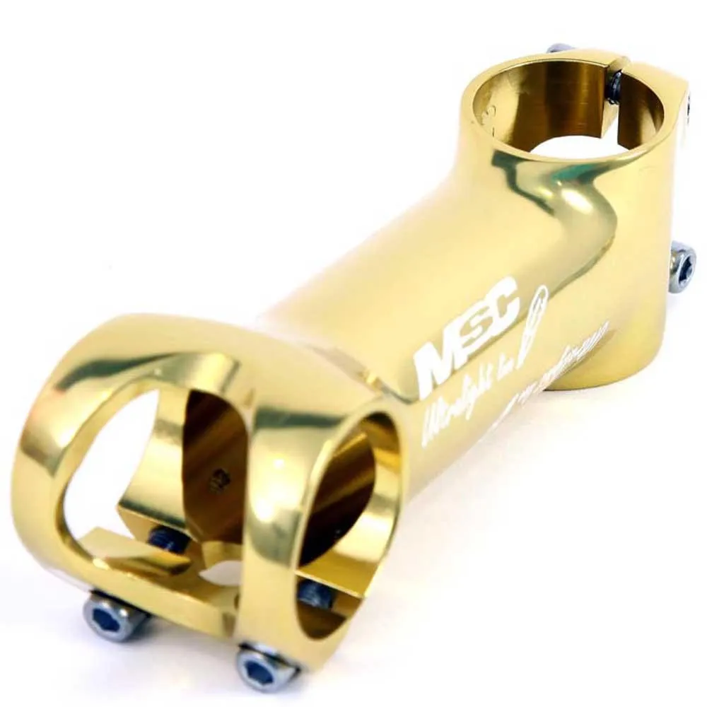 MSC BIKES Ult Line Stem Cykelstyrstam, Golden, 100mm MSC BIKES Ult Line Stem Cykelstyrstam, Golden, 100mm