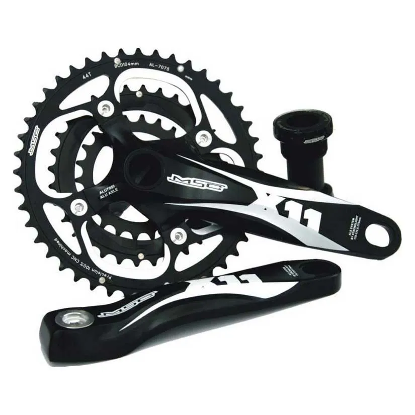 MSC BIKES X11 Integrated Vevparti, Black / white, 170mm, 44/32-22t