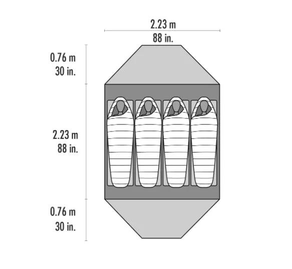 MSR Elixir 4 Tält