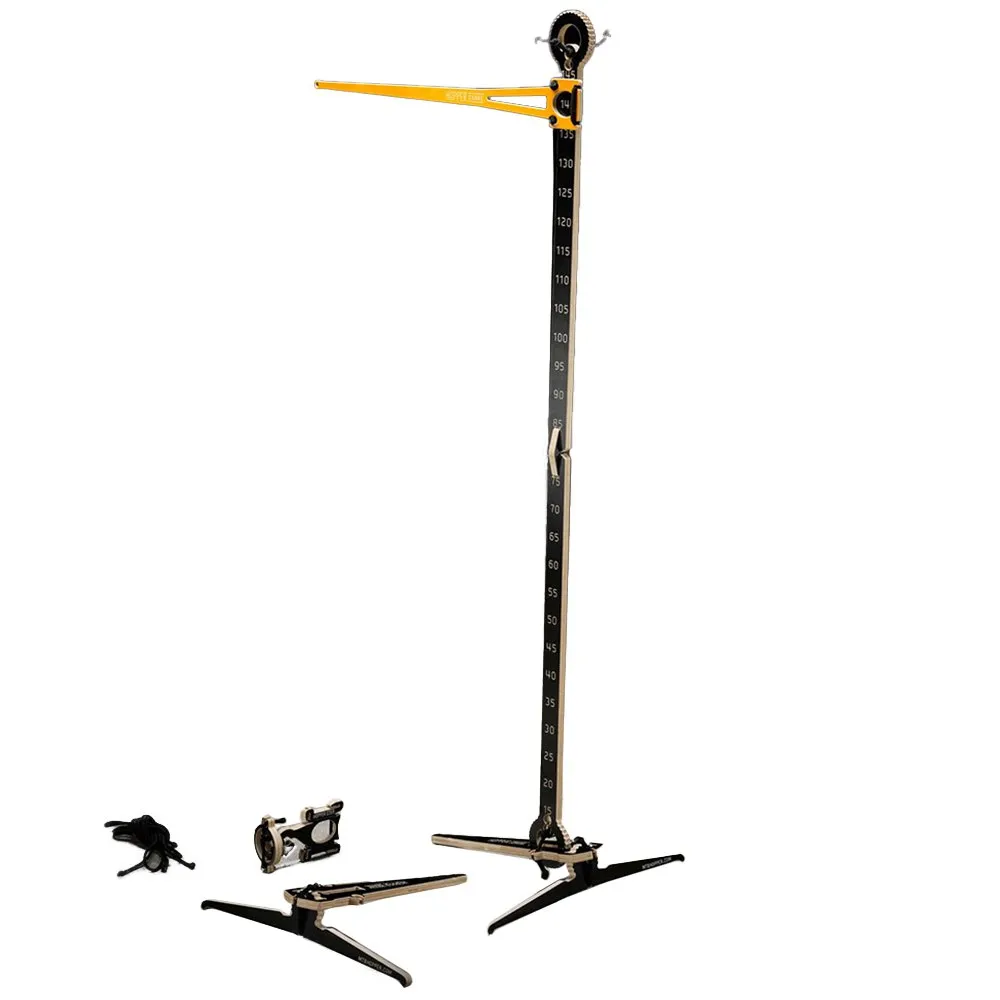 MTB Hopper Mobilhållare Med Trana Som Hoppar över En Stjärnpinne, Black, 150kg