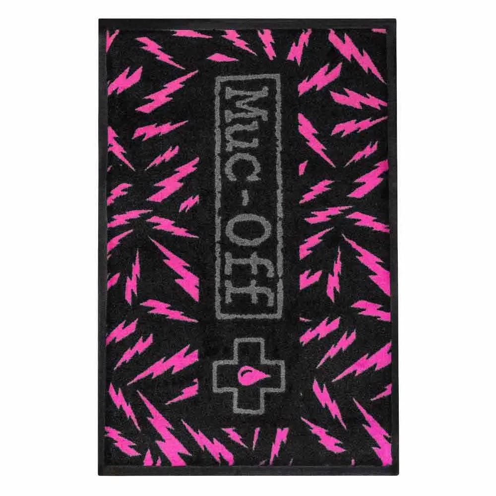 Muc-Off 600x900mm Matta, Black / pink, One Size Muc-Off 600x900mm Matta, Black / pink, One Size