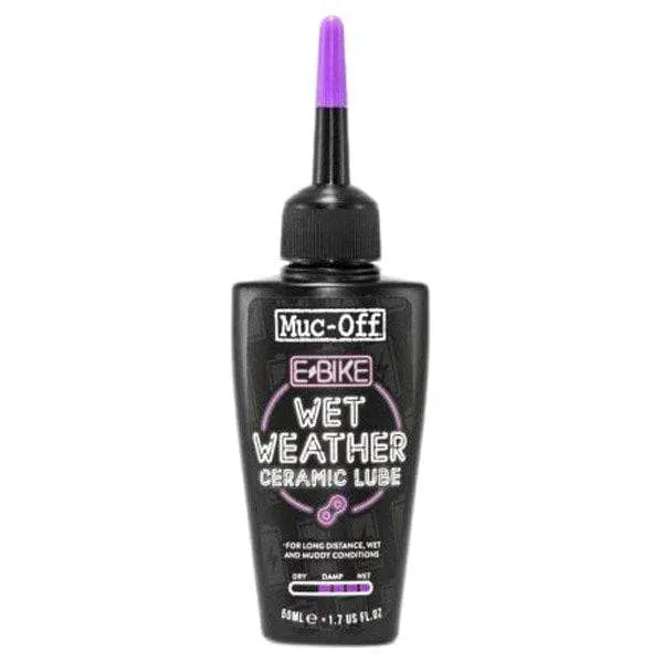 Muc-Off EBike Wet Weather Ceramic Lube 50ml, Maintenance Muc-Off EBike Wet Weather Ceramic Lube 50ml, Maintenance