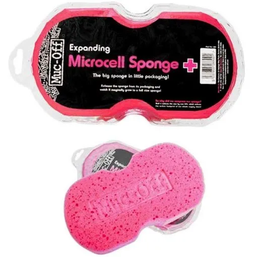 Muc-Off Expanderande tvättsvamp, Pink