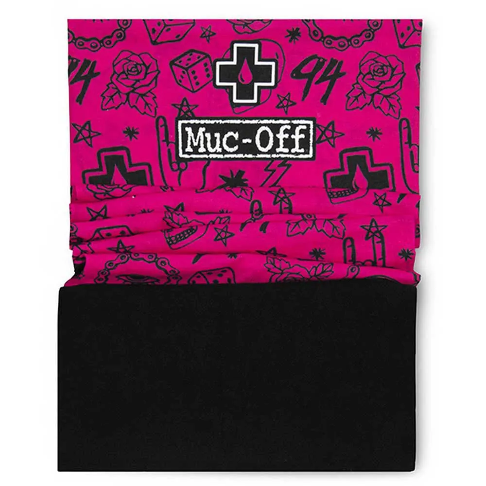 Muc-Off Multifunctional Winter Halsvärmare, Pink punk