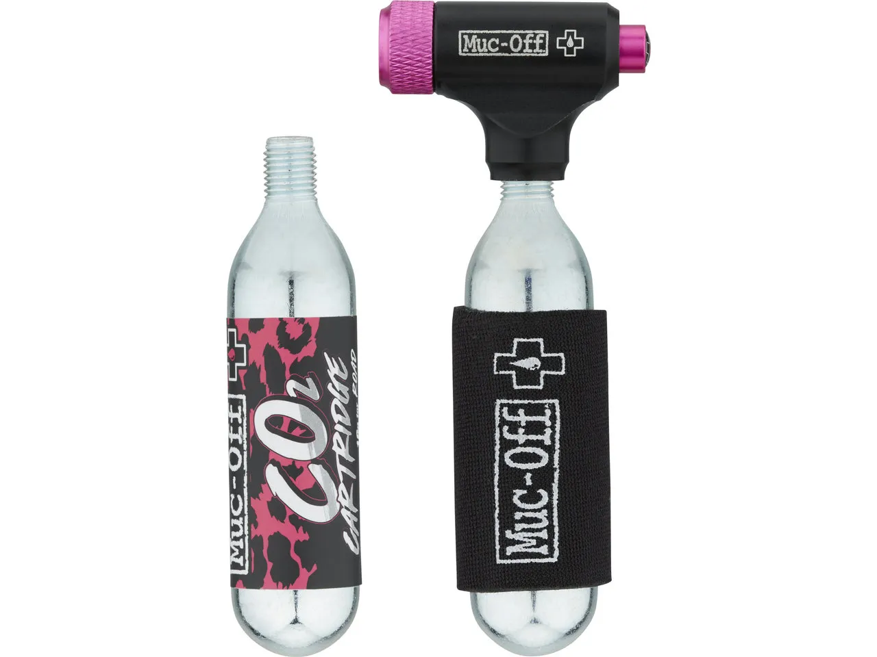 Muc-Off Road Inflator CO2 Pumpe + 2 x CO2 Kartusche Muc-Off Road Inflator CO2 Pumpe + 2 x CO2 Kartusche