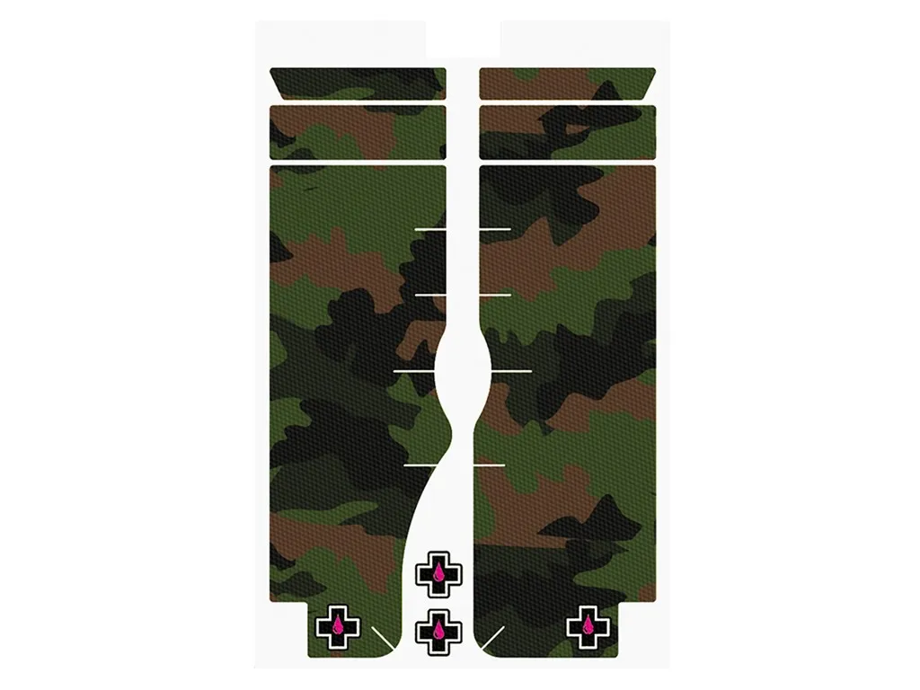 Muc-Off Skydd För Framgaffel Camo, Brun/Grön/Svart
