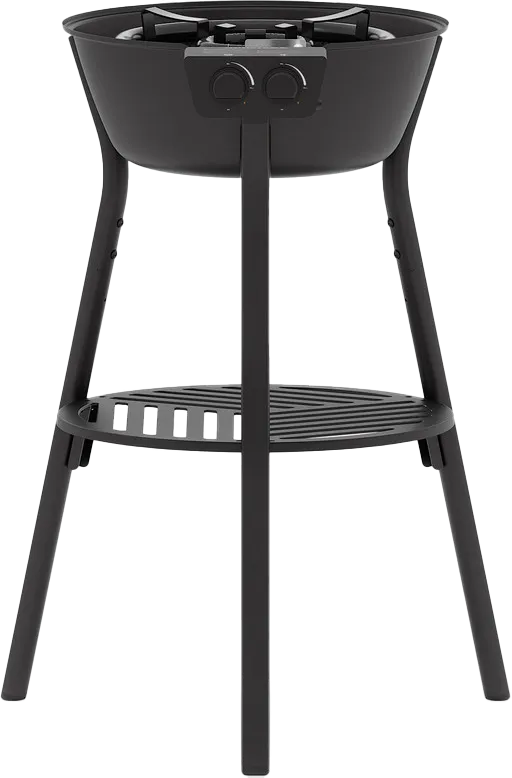 Muurikka Gas Burner With Legs, Black, not_defined