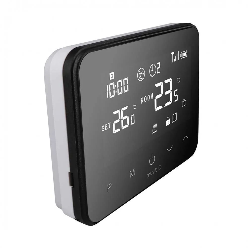 Muvit IO Miosth001 Smart Termostat, Black, One Size