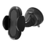 Muvit Mobilhållare För Bil Med Qi Trådlös Laddare 5w/7.5w För Instrumentpanel/vindruta/ventilationsgaller 2a 10w, Black, One Size
