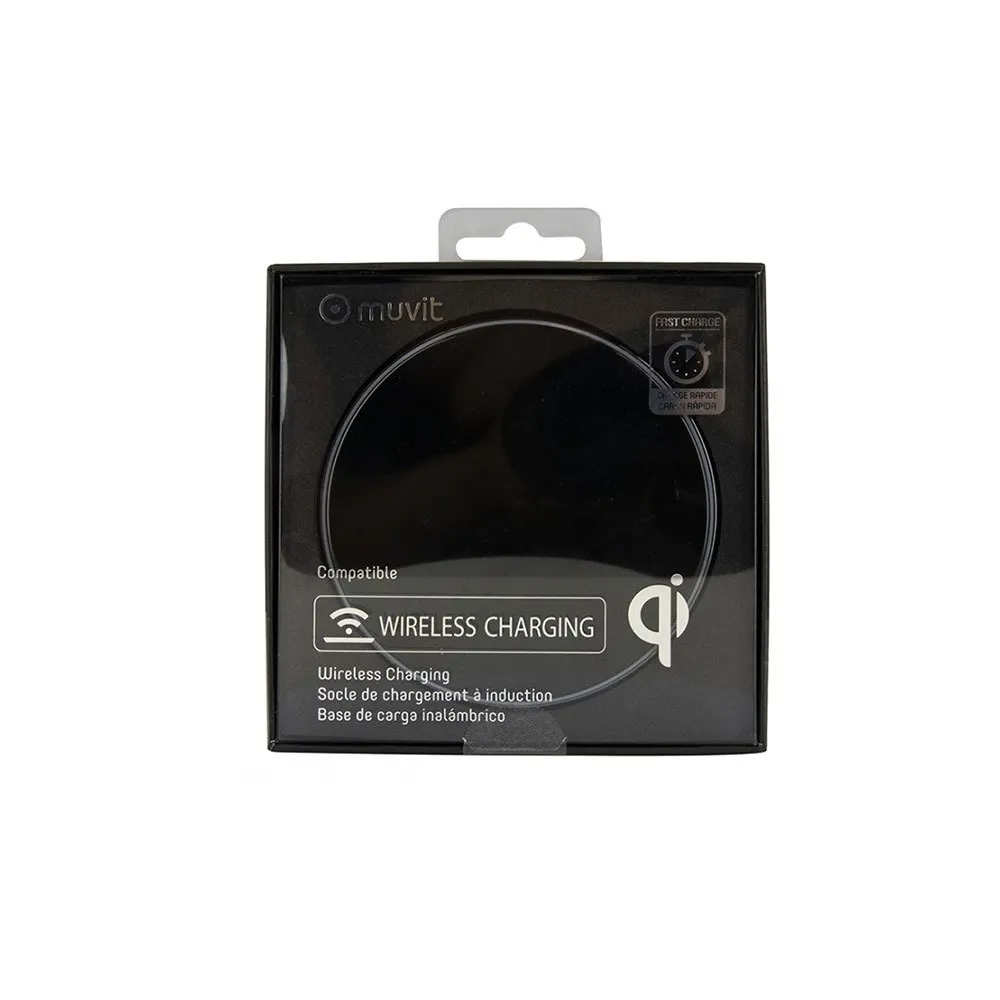 Muvit Qi Wireless Desktop 5/7.5/10/15w Laddare, Mirror / silver, One Size Muvit Qi Wireless Desktop 5/7.5/10/15w Laddare, Mirror / silver, One Size