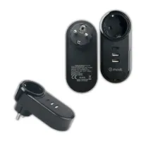 Muvit Smart Travel 2 Usb Ports 2.4 And Type C Pd 12w Laddare Muvit Smart Travel 2 Usb Ports 2.4 And Type C Pd 12w Laddare