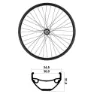 MVtek 27.5´´ Boost Tubeless Mtb Framhjul, Black, 15 x 110mm