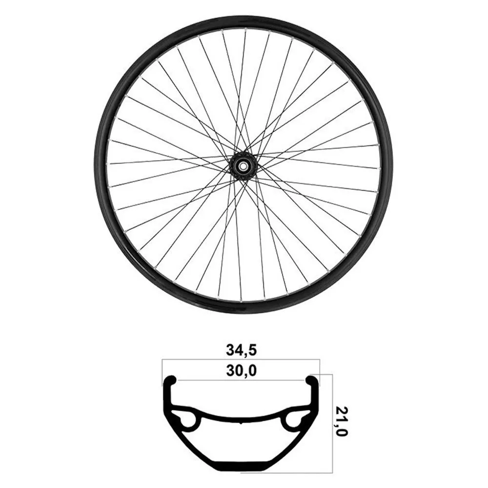 MVtek 27.5´´ Tubeless Mtb Bakhjul, Black, 12 x 148mm, Shimano/Sram HG MVtek 27.5´´ Tubeless Mtb Bakhjul, Black, 12 x 148mm, Shimano/Sram HG