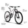 MVtek 300 X 5 Cm Shapeable Roll E-bikes Ramskydd, Clear, One Size